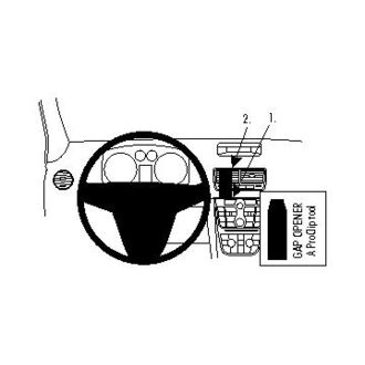Brodit Монтажна скоба ProClip за Opel Meriva 11-17, по средата
