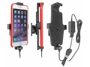 Brodit držák na Apple iPhone 14 Pro Max/14 Plus a další, v pouzdru, s pružinou, se skrytým nabíjením