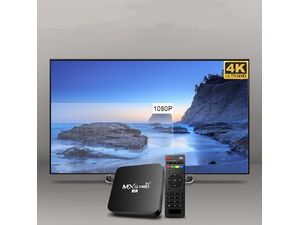 MXQ Multimedia Center, Android TV, fekete