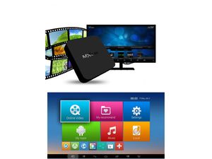 MXQ Multimedia Center, Android TV, fekete