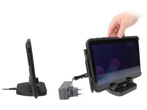Brodit настолно зарядно устройство за Samsung Galaxy Tab Active Pro/3/2 в издръжлив калъф