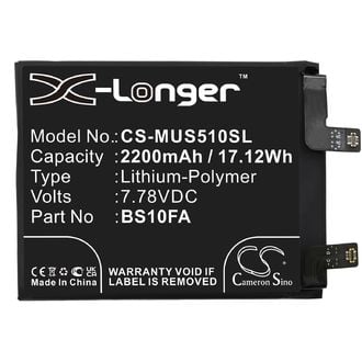 Baterie pentru Xiaomi Black Shark 5 Pro 5G, Black Shark 5S, 2200 mAh, Li-Pol