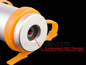 Vodotěsný MP3 přehrávač Brando 4GB