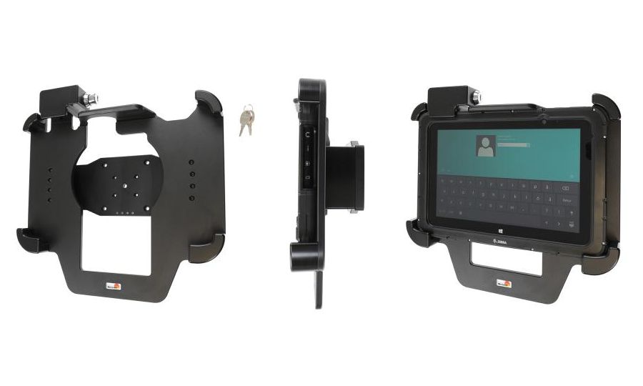 Brodit държач за Zebra ET56/ET55/ET51/ET50 10.1 в оригинална рамка, AMPS/VESA75, заключващ се