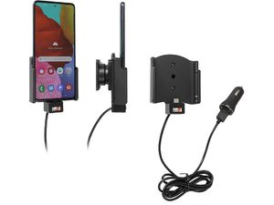Brodit suport auto pentru Samsung Galaxy A51, fără carcasă, cu brichetă/încărcare USB