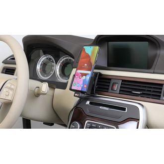 Brodit držák do auta na Samsung Galaxy A51, bez pouzdra, s nabíjením z cig. zapalovače/USB