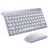 Mobilly Tastatură și mouse fără fir pentru Android, Mac, Windows, argintiu