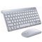 Mobilly Kabellose Tastatur und Maus für Android, Mac, Windows, silber