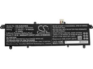 Akkumulátor a Asus ViviBook S14/S15/14 és ZenBook S13, 4150mAh, Li-Pol számára