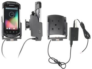 Brodit стойка за кола за Motorola (Symbol) TC70 без калъф, със скрито зареждане