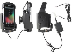 Brodit стойка за кола за Motorola (Symbol) TC70 със скрито зареждане, предпазител