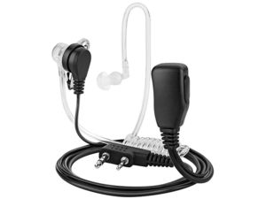 Handset mobil cu microfon pentru radiouri Baofeng/Kenwood și altele, canal auditiv transparent