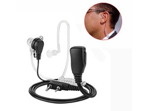 Handset mobil cu microfon pentru radiouri Baofeng/Kenwood și altele, canal auditiv transparent