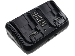 2 încărcătoare de baterii pentru DeWalt 12V MAX, XR Li-Ion 18V, eq. DCB120, DCB132