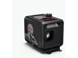 Hcalory TB MAX Toolbox – nezávislé 8kW dieselové topení, 12V/24V/220V, nádrž 7,5L, APP, CO alarm