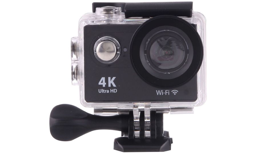 H9 akciókamera tartozékokkal, 4K, 2K videó, 120 FPS, fekete