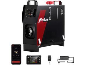 Hcalory HBS1S - niezależna nagrzewnica diesel 8kW, 12V/24V/220V, zbiornik 5L, APP