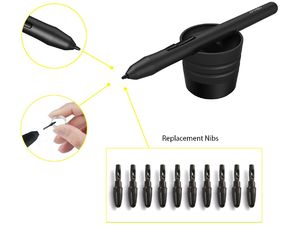 XPPen pene de schimb pentru stilouri pasive fără baterie P01/P03/P03S/P05/P05S, 50 buc.