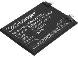 Akku für Vivo Iqoo 9 Pro, 9 Pro 5G, 2250 mAh, Li-Ion