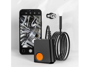 Endoscop Inskam W200 Wi-Fi 5,5 mm 1440p, cameră dublă, cablu fix de 5 m