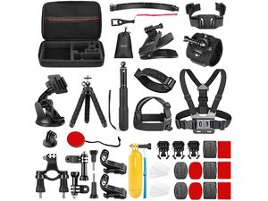 Neewer 50v1 sada úchytů pro GoPro, akční kamery, sportovní minikamery a DSLR kamery
