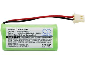 Baterie pentru Motorola MBP20 (eq. Motorola VT1208014770G), 700 mAh