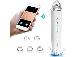 Inskam H100, fekete folteltávolító, 800mAH, 60-65 kPa, fehér