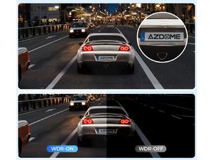 AZDOME PG18S 4K Mirror Dash Cam камера за кола с огледало за обратно виждане