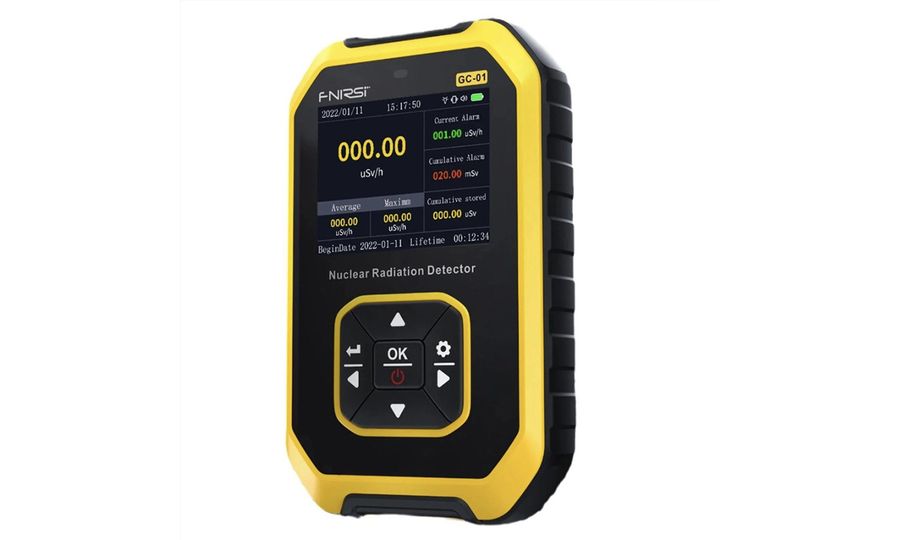 FNIRSI GC-01 Detector de radiații, dozimetru