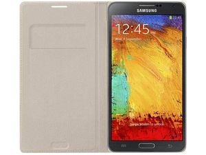Etui Samsung z klapką i kieszenią EF-WN900BU do Galaxy Note 3, beżowe