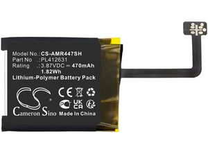 Akkumulátor Amazfit GTR 4 47 mm, 470 mAh, Li-Pol, 470 mAh