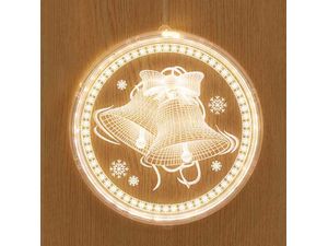 Vánoční dekorace do okna, zvon