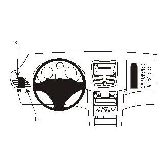 Brodit ProClip montážní konzole pro Peugeot 207 06-14, vlevo