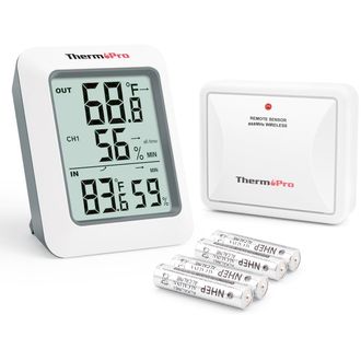 ThermoPro TP-60C, termometru cu senzor extern, fără fir, măsoară temperatura și umiditatea