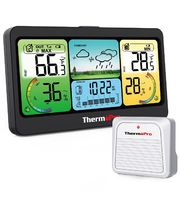 ThermoPro digitální meteostanice s barevnou obrazovkou a venkovním čidlem TP-280