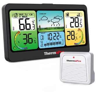 ThermoPro stație meteo digitală cu ecran color și senzor exterior TP-280