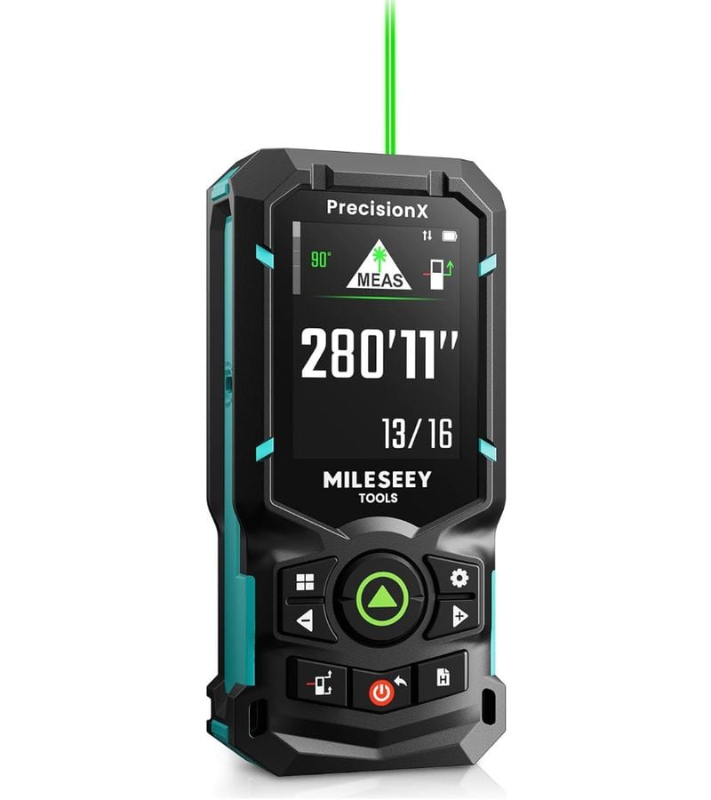 Mileseey S50 laserový měřič, zelený paprsek, 120 m