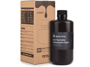 ELEGOO 8K Water Washable Resin 1kg, űrszürke