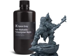 ELEGOO 8K Water Washable Resin 1kg, űrszürke