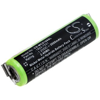 Baterie pentru Moser Easy Style 1881 (eq. 1852-7531), 2000mAh