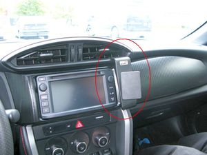 Brodit ProClip pentru Subaru BRZ/Toyota GT86 12-18/Scion FR-S 12-14, pentru centru