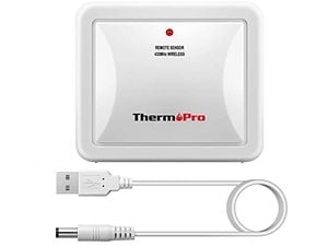 Senzor de înlocuire Thermopro TX-4C pentru stația meteo TP-68C, 868 MHz, reîncărcabilă