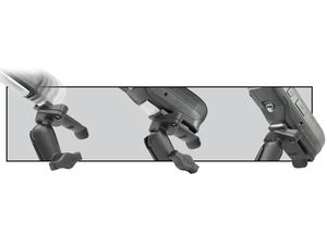 RAM Mounts gerinccsíptető rögzítő Garminhoz, 1"-os tűvel ellátott trapéz adapterrel, RAM-B-202-GA76U