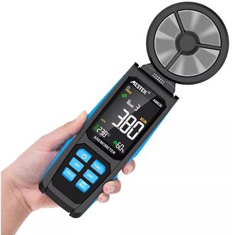 Mestek AM620 professionelles digitales Anemometer mit LCD-Farbdisplay