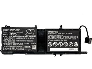 Akku für Dell Alienware 15 R3, 17 R4 (bzw. 9NJM1), 8300mAh