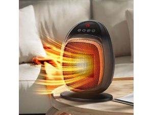 Asztali melegítő 1000 W - függőleges, forró levegő, termosztáttal