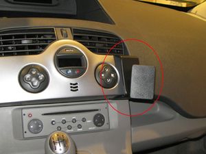 Brodit ProClip montážní konzole pro Renault Kangoo 08-13, na střed vpravo