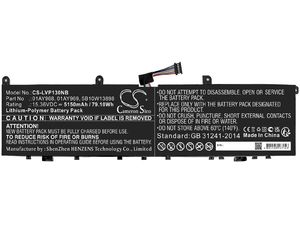 Akkumulátor Lenovo Thinkpad P1/ P1 Gen 1 / X1 Extreme, 5150 mAh, Li-Pol