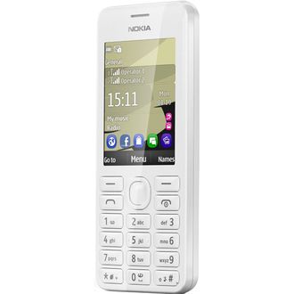 Nokia 206 Dual SIM бял