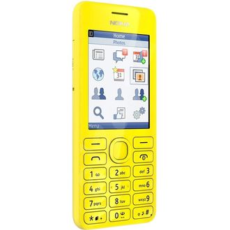 Nokia 206 Dual SIM жълт